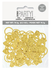 Large Gold Diamond Ring Foil Confetti  .5oz
